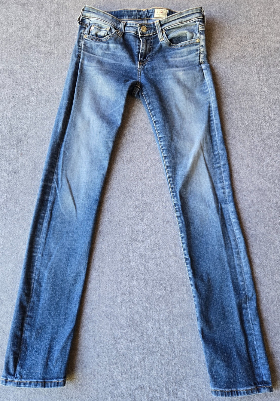 AG Adriano Goldschmied Women's Jeans Ankle Skinny Stretch Med Wash Size 25R